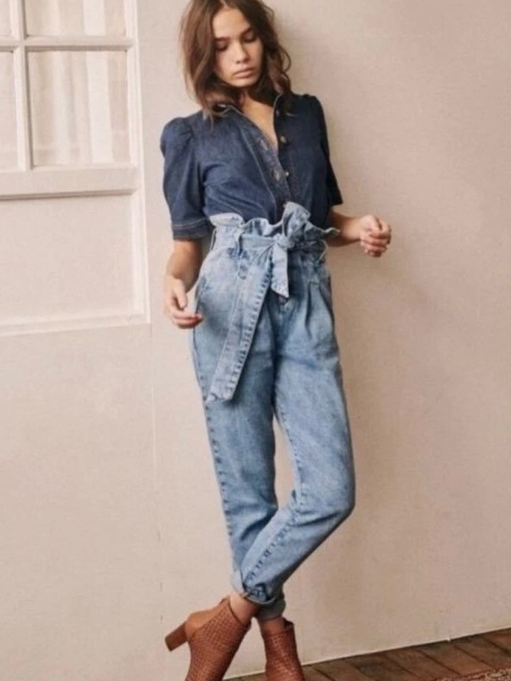 Sezane Alvin Denim Size FR34/US2